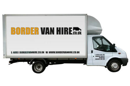 Ford Transit Luton for hire from Border Van Hire