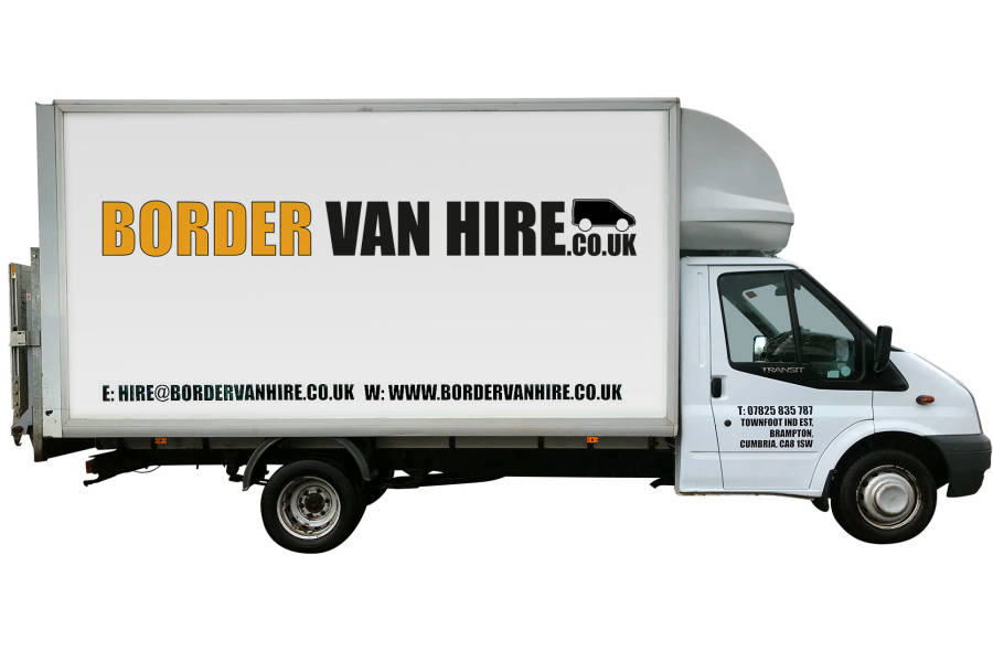Ford Transit Luton for hire from Border Van Hire